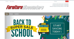 Desktop Screenshot of myfurniturediscounters.com